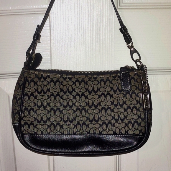 Coach Mini C Signature Demi Baguette Purse Shoulder Bag - Picture 9 of 9